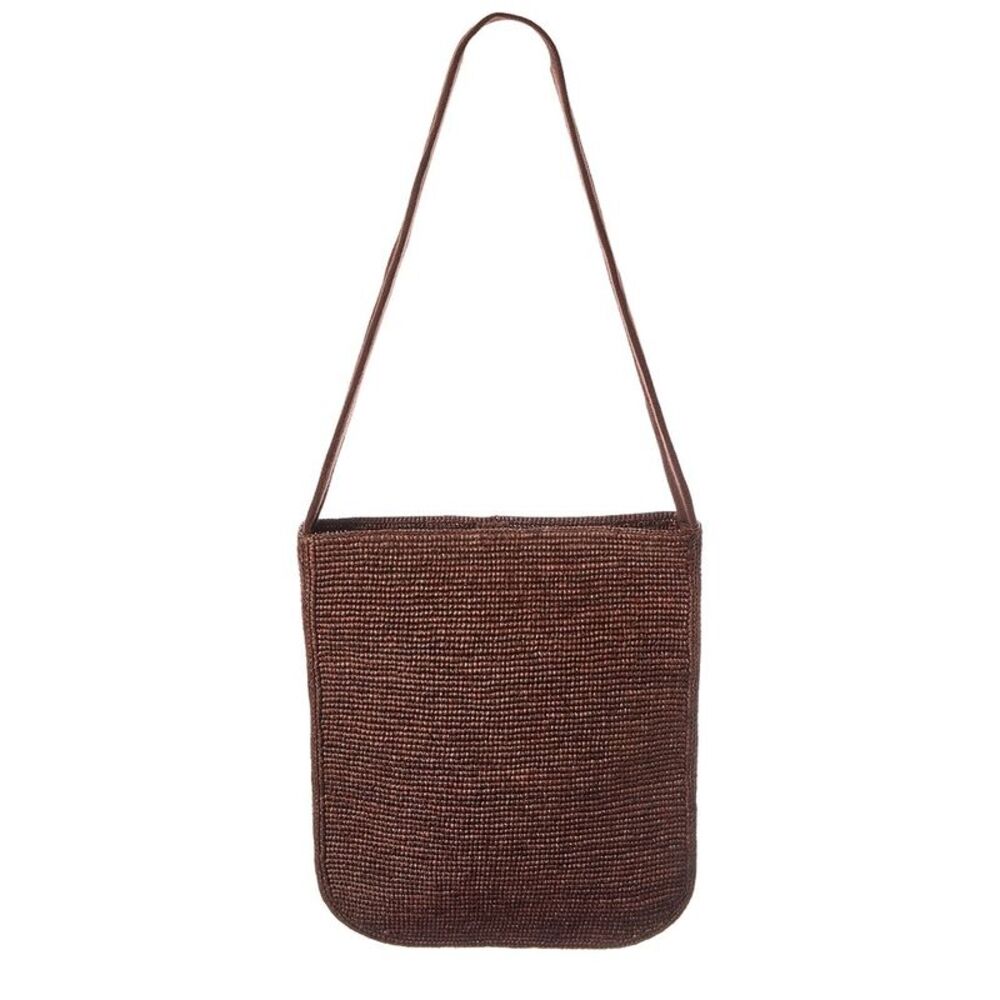 The Row Raffia Tote, Brown